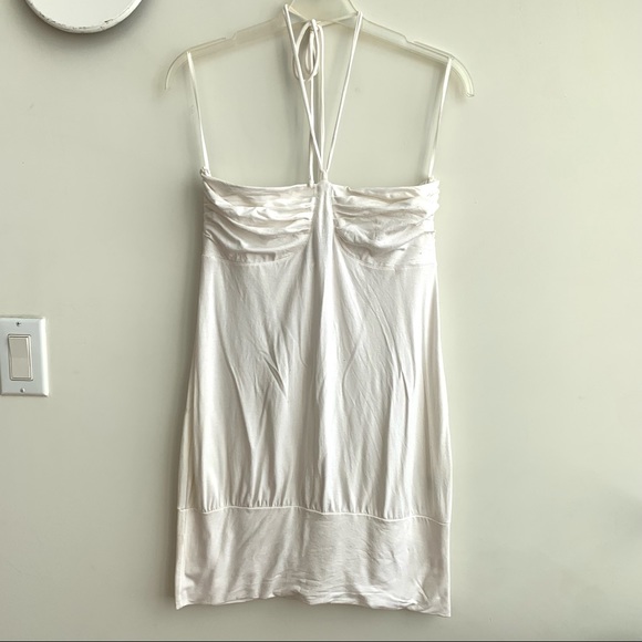 ❌ SOLD ❌ H&M Y2K white jersey halter top- Sz M - Picture 5 of 10